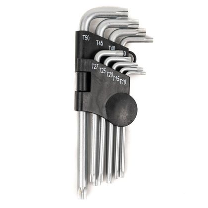 Clé KOOROOM Jeu de 9 clés Torx coudées Universel - Gris