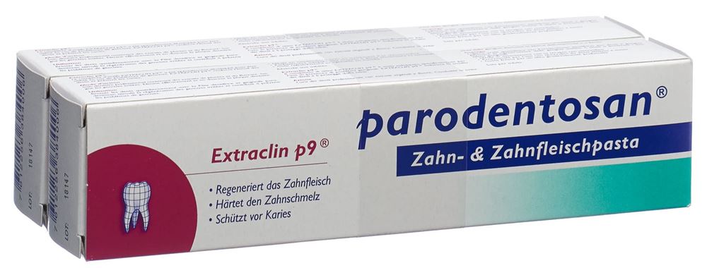 PARODENTOSAN Zahnpasta<br>2 × 75 ml, Duo