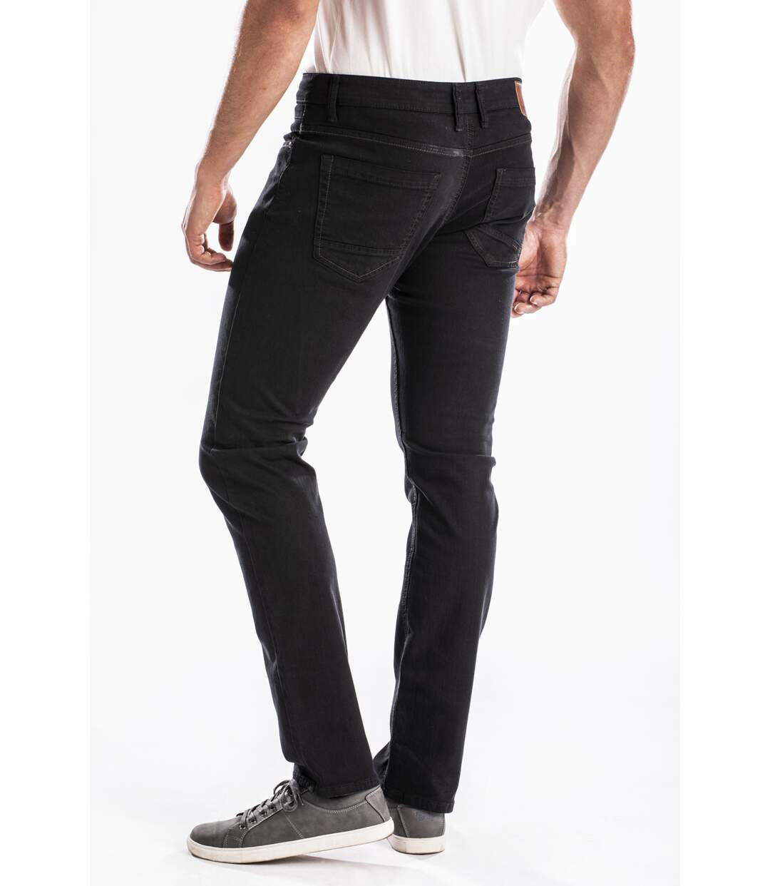 Jeans RL80 Fibreflex® coupe droite ajustée KANTIN NOIR