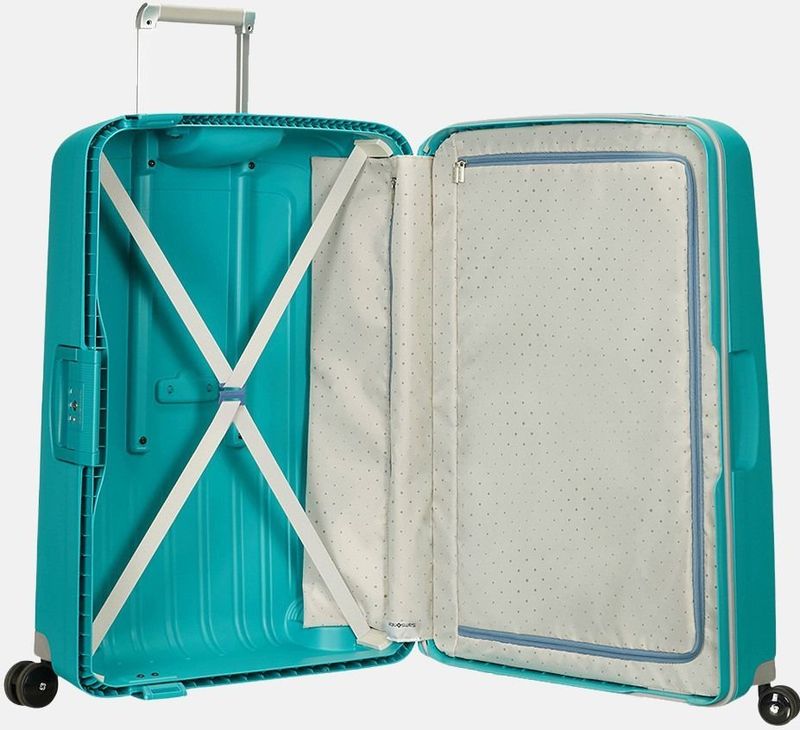 Samsonite reiskoffer - S'CURE SPINNER 69/25 (Medium) Turquoise