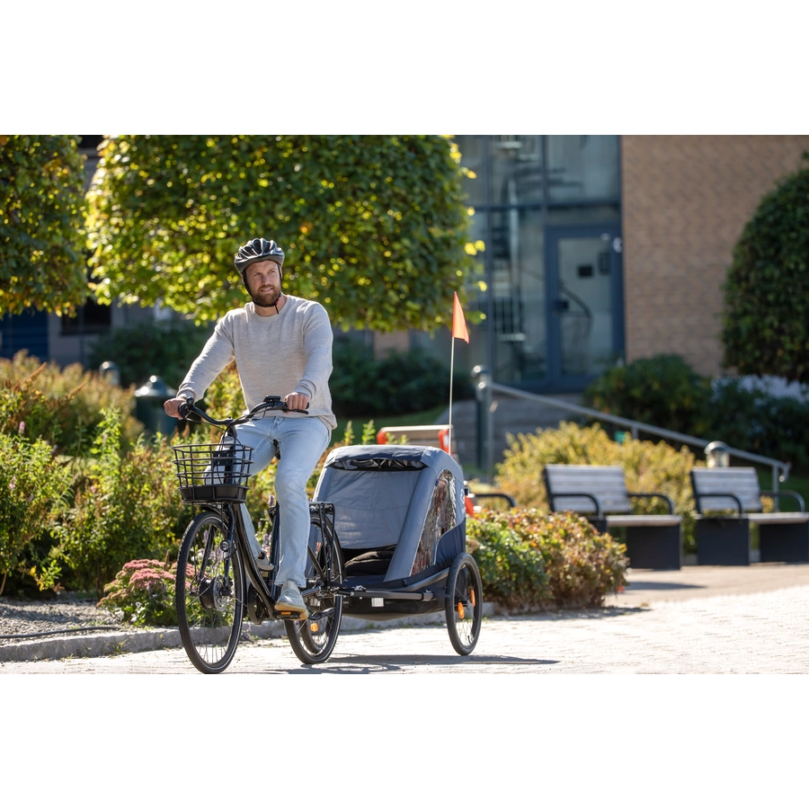 hamax Kinderfahrradanhänger Avenida ONE olive green