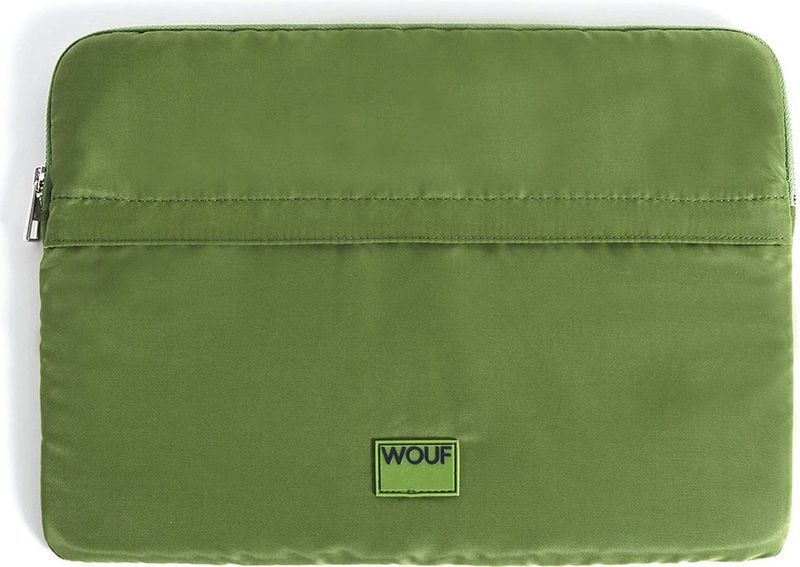 Wouf - Laptop Hoes - Groen - 100% Polyamide
