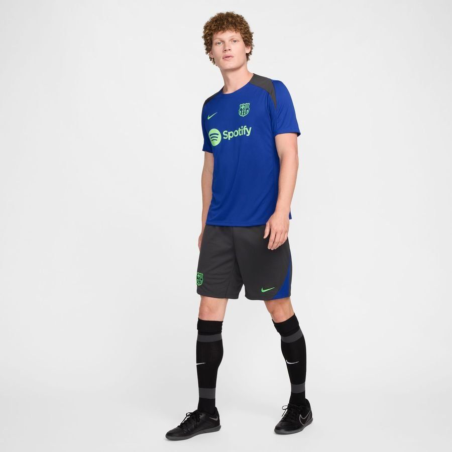 FC Barcelone Short d'Entraînement Dri-FIT Strike 3ème - Gris/Bleu Royal/Vert