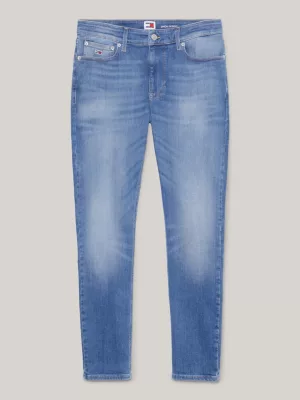 Calça jeans skinny desbotada Simon