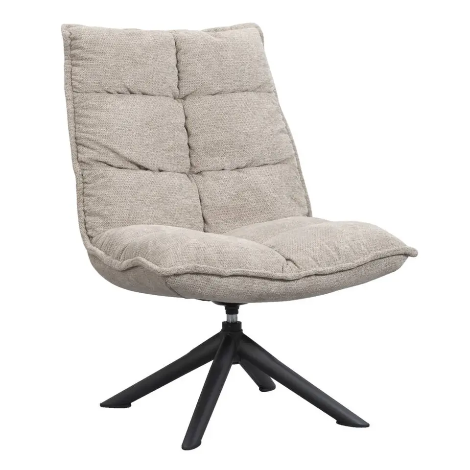Draaifauteuil Clayton - taupe