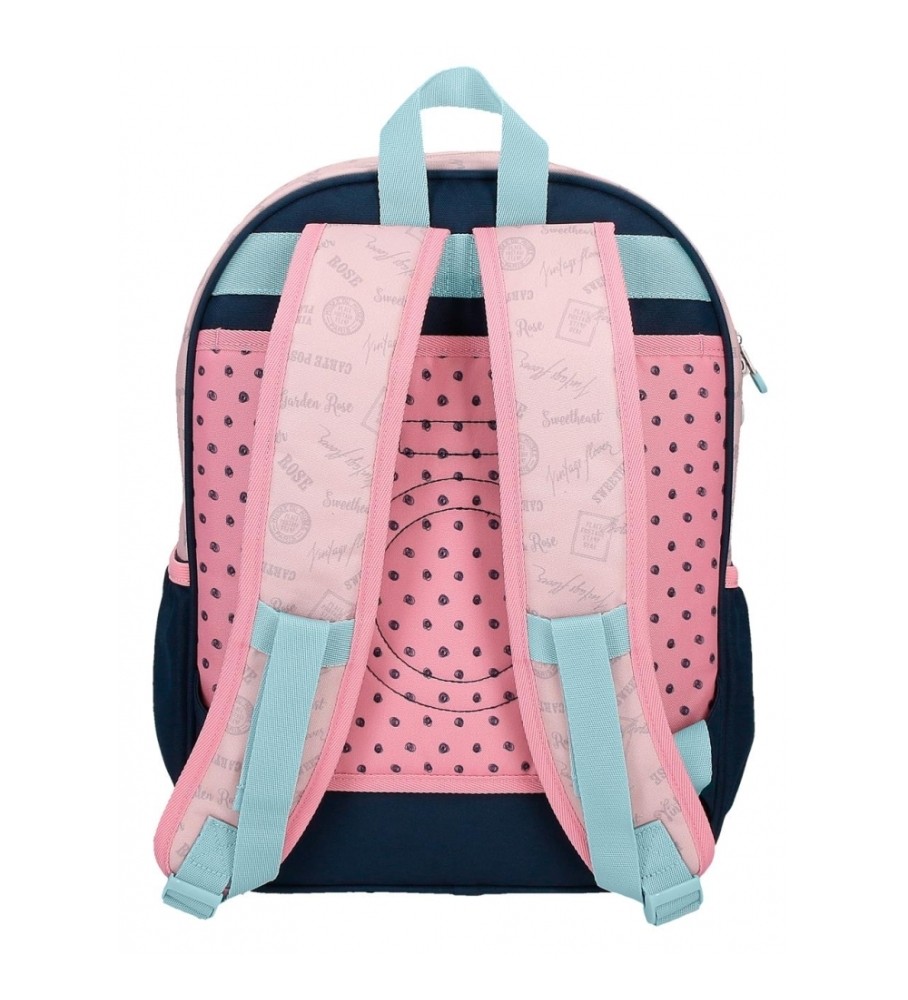 Enso Mochila Escolar Bonjour 38cm rosa