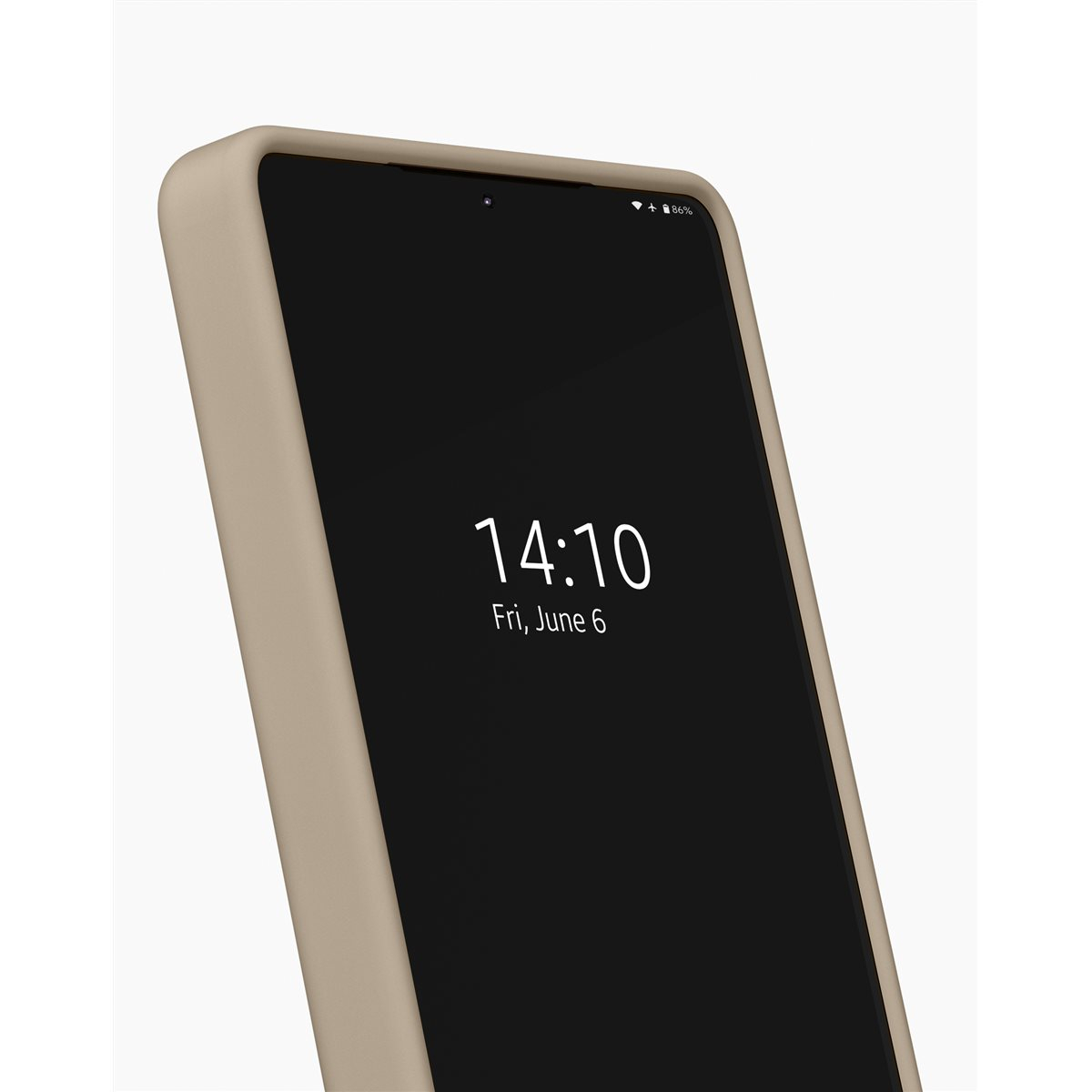Samsung Galaxy S25 Ultra Silikon Hülle Case Designer Recycled MagSafe-Modul (IDSICMS-S25U-128) - Beige