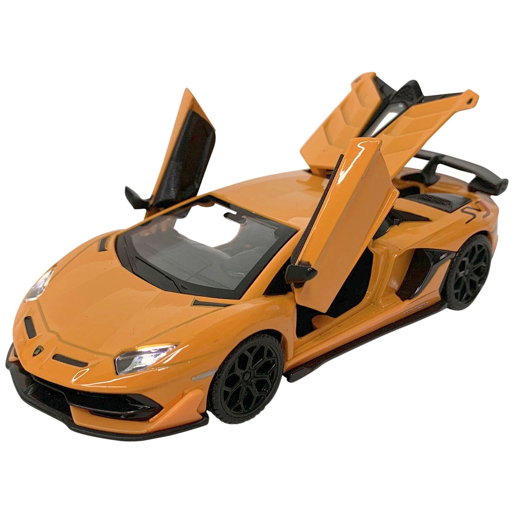 Lamborghini Aventador SVJ Pull Back Diecast-Modellauto im Maßstab 1:32