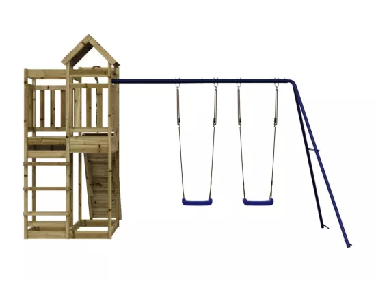 Aire de jeux d'extérieur bois de pin imprégné