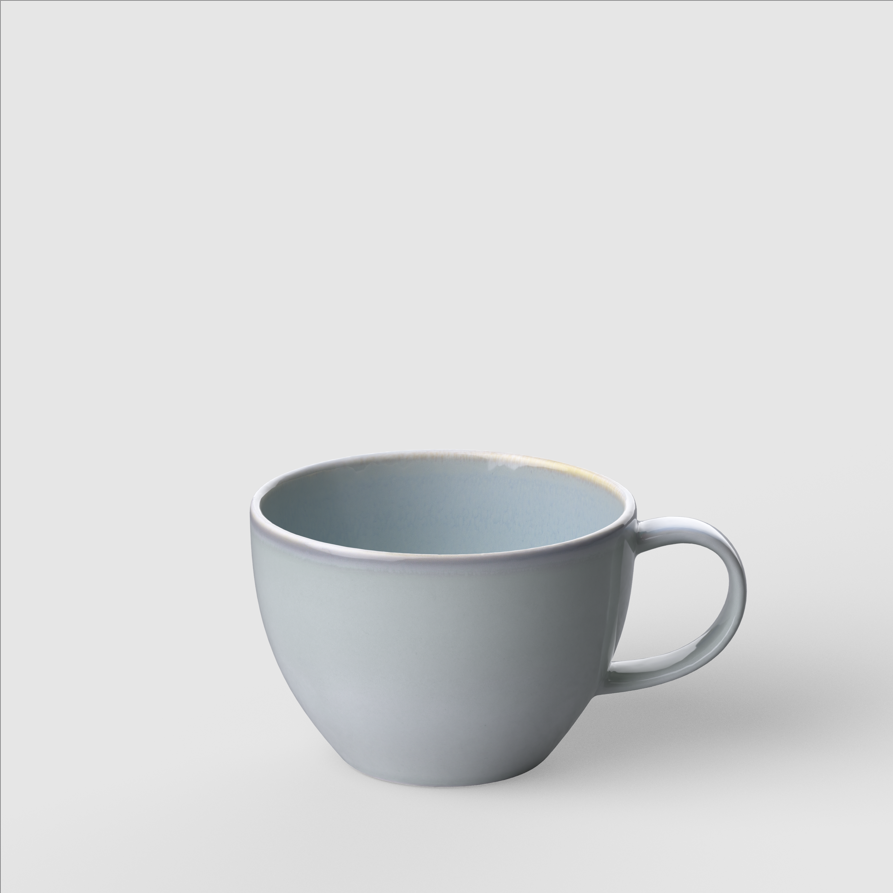 Crafted Coffee cup Blue, 5.8 oz, Premium Porcelain