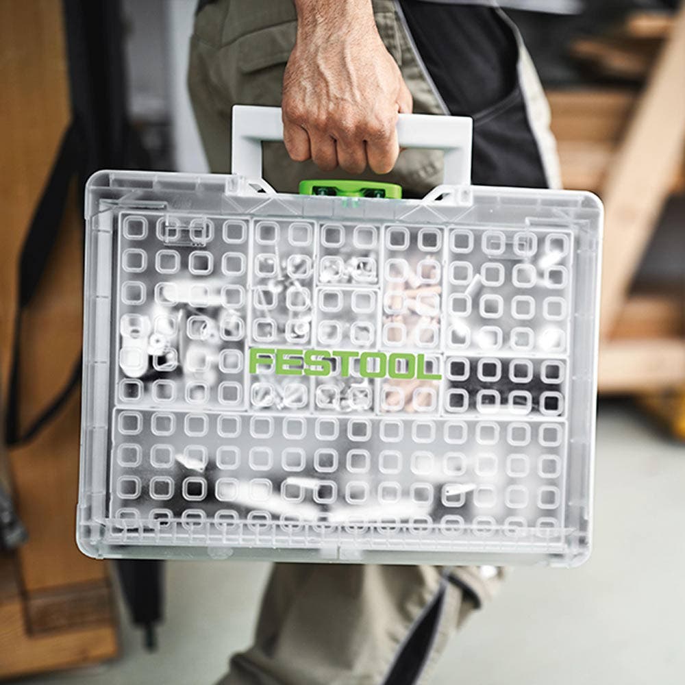 Organizador FESTOOL Systainer3 com 22 compartimentos, 89 mm x 396 mm - Médio 204853