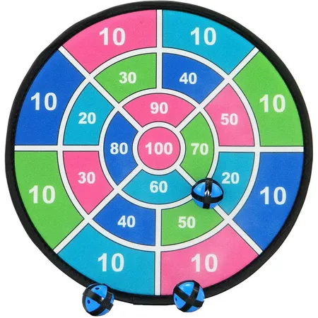 BEST Sporting Klett-Dartscheibe mit 3 Bällen