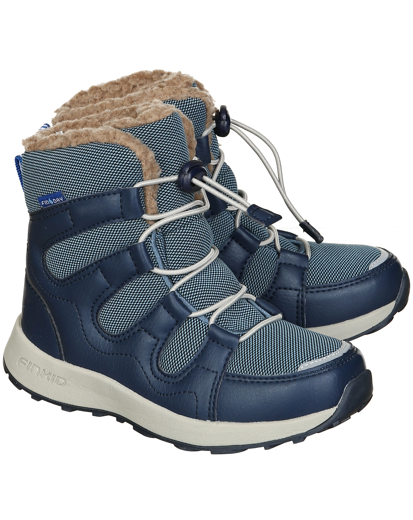 Schneestiefel HUIPPU in dove/navy