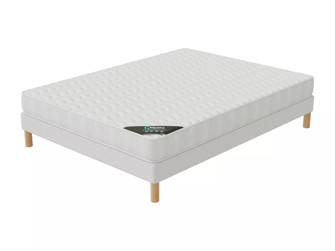 Ensemble matelas Senso + sommier 140x190 hauteur 17cm