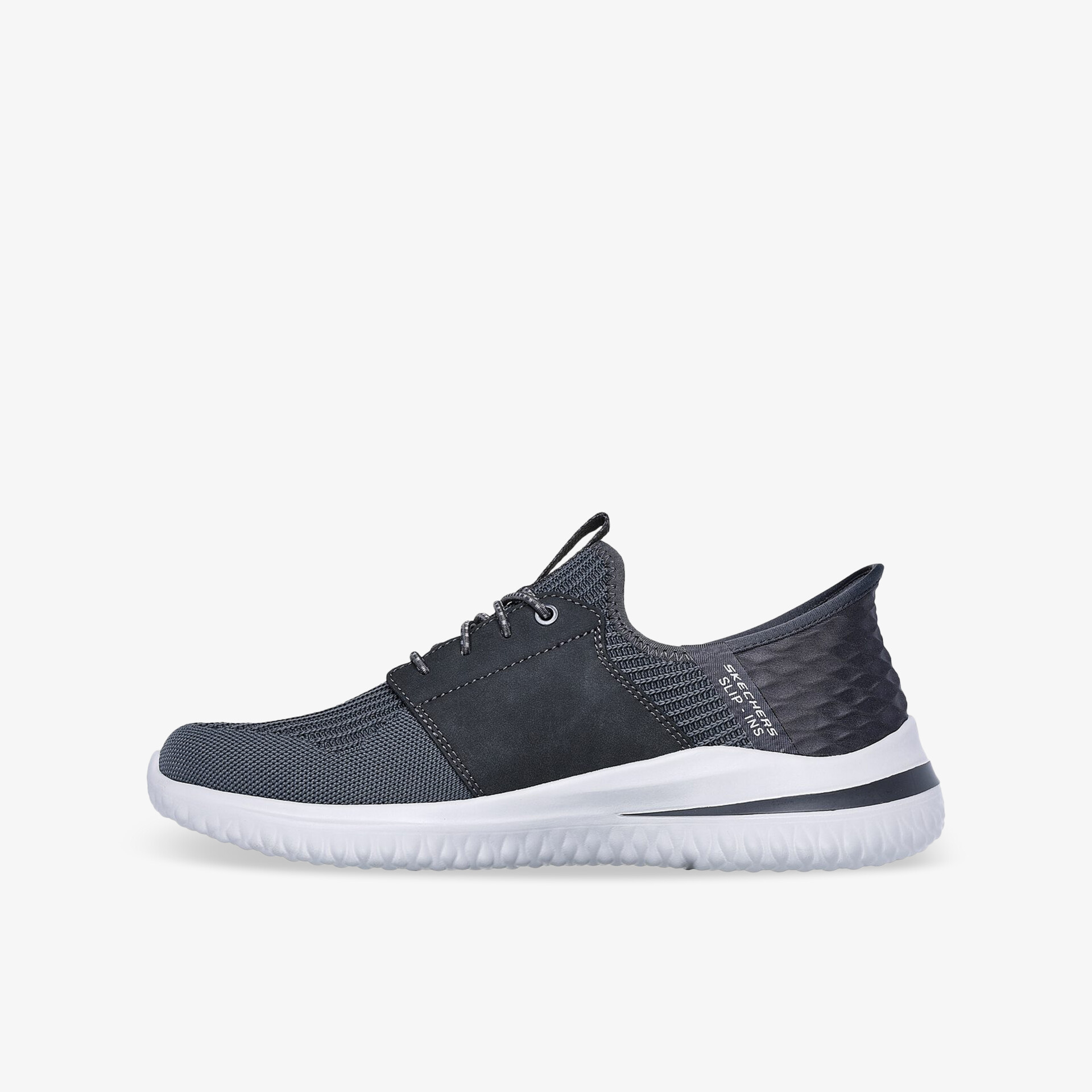 SKECHERS DELSON 3.0 Herren Slip On grau