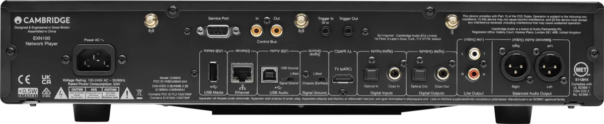 Cambridge Audio EXN100 Lecteurs réseau audio