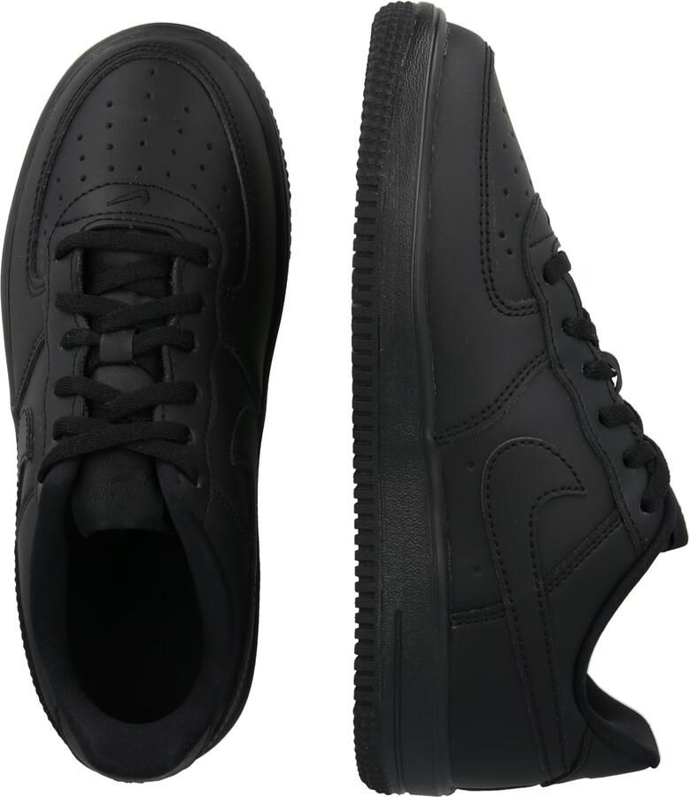 Nike Force 1 Low Lace Sneakers Kids Zwart