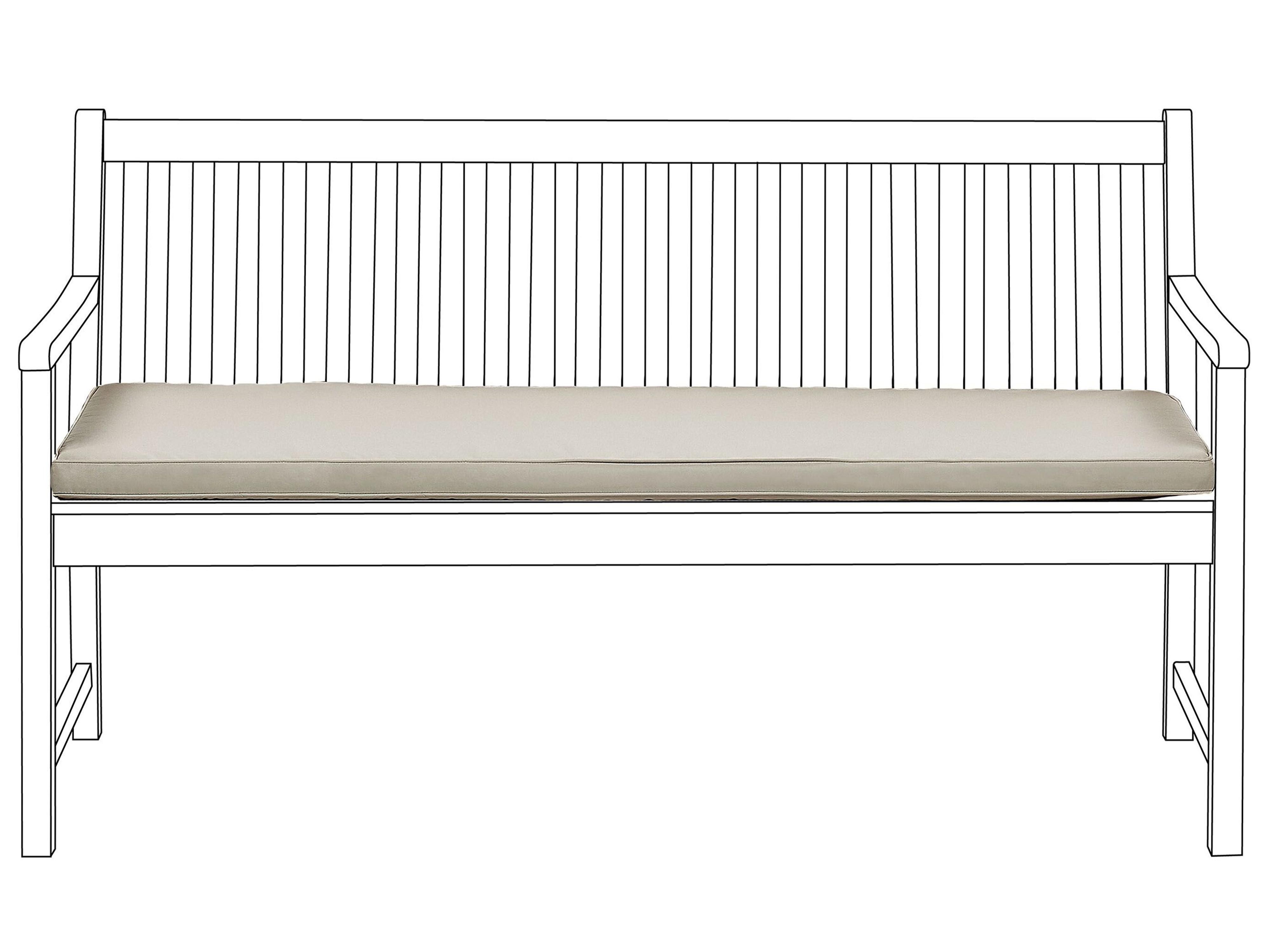 Zitkussen voor bank VIVARA 152 x 54 cm Beige