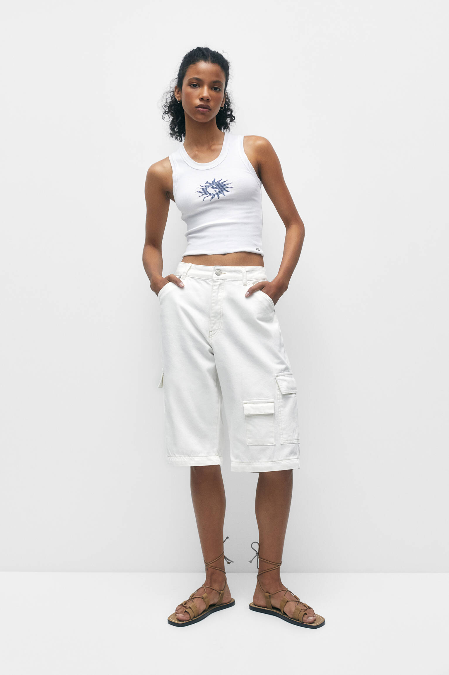 REGATA ESTAMPADA - BRANCA