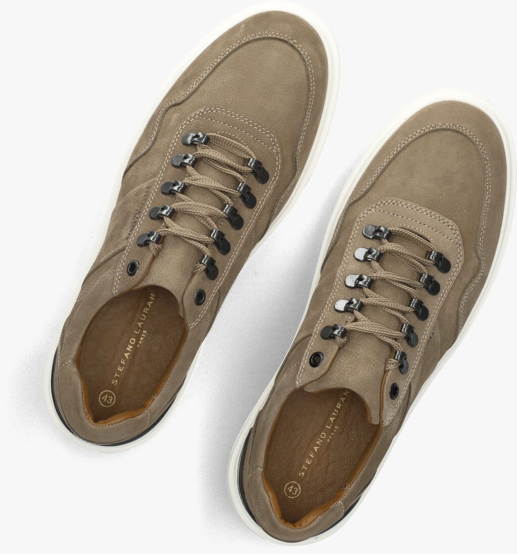 bruine stefano lauran lage sneakers star 003