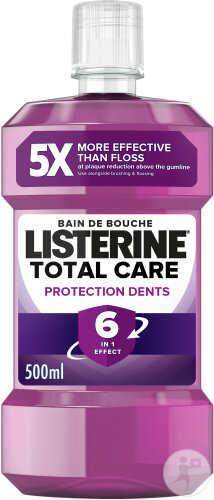 Listerine Total Care Bain De Bouche Protection Dentaire Flacon 500ml