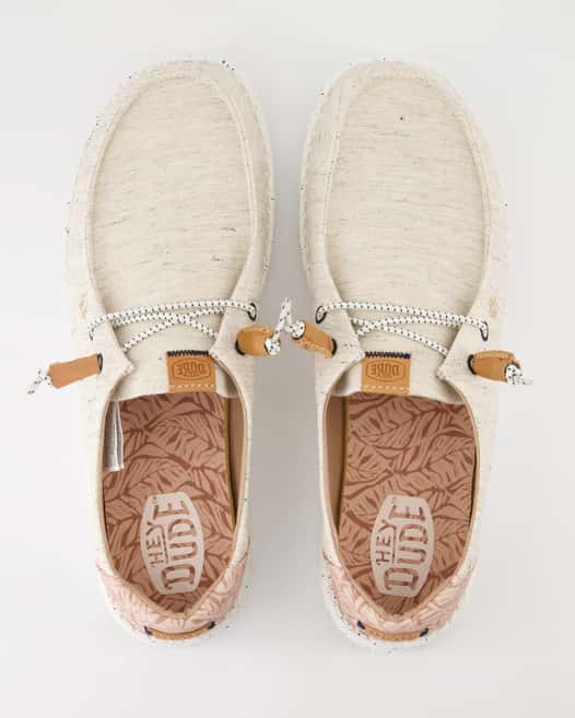 Hey Dude Wendy Heathered Slipper in Beige