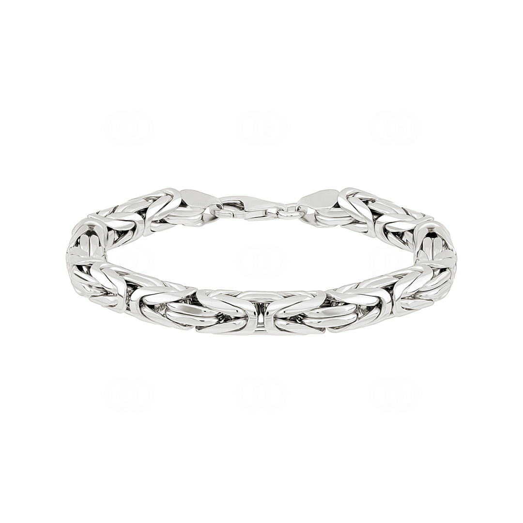 Königsarmband rund 925 Silber 8.0mm