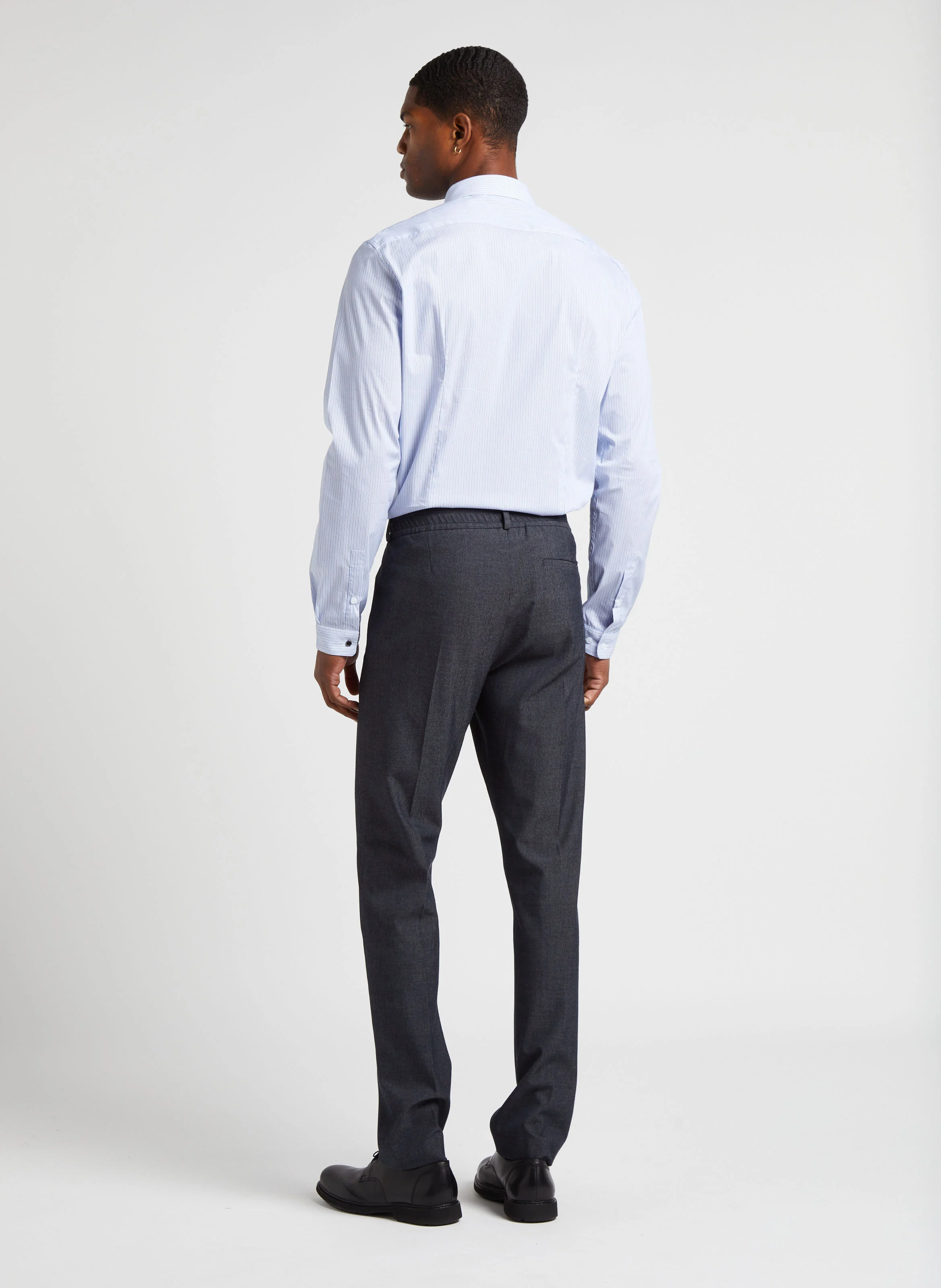 Pantalon de bureau slim | Bleu