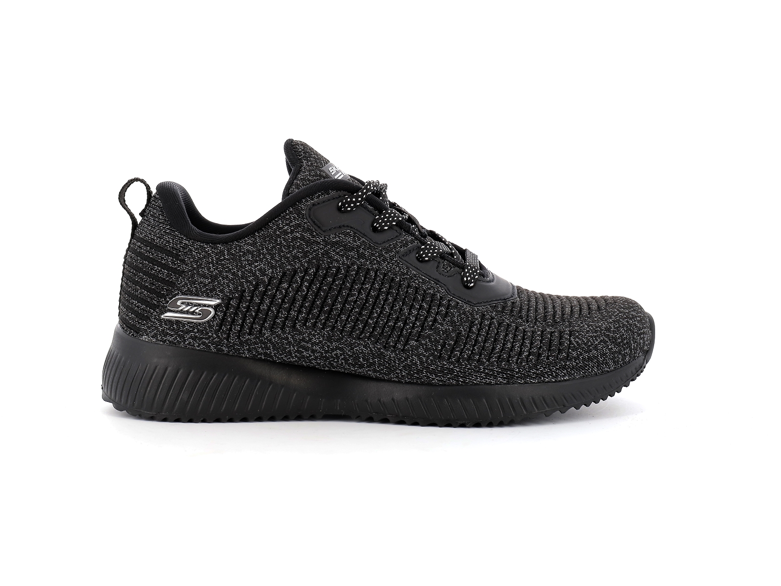 Skechers-BOBS SQUAD GHOST STAR Synthétique Noir Argent