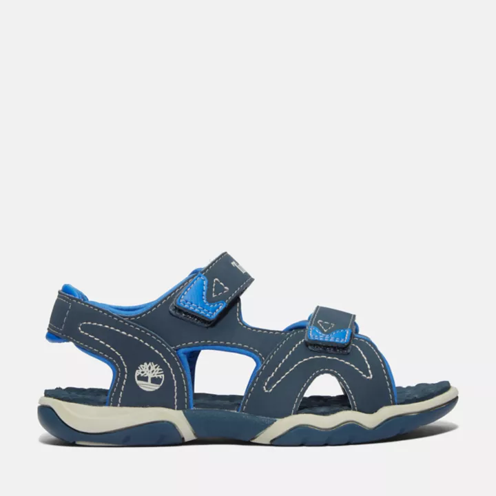 Sandale à double bride Adventure Seeker pour enfant en bleu marine