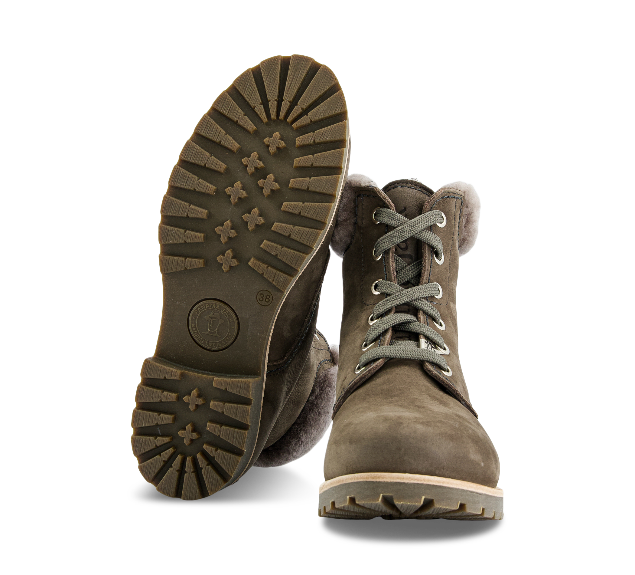Panama Jack Panama 03 - Schnürstiefel Leder grau