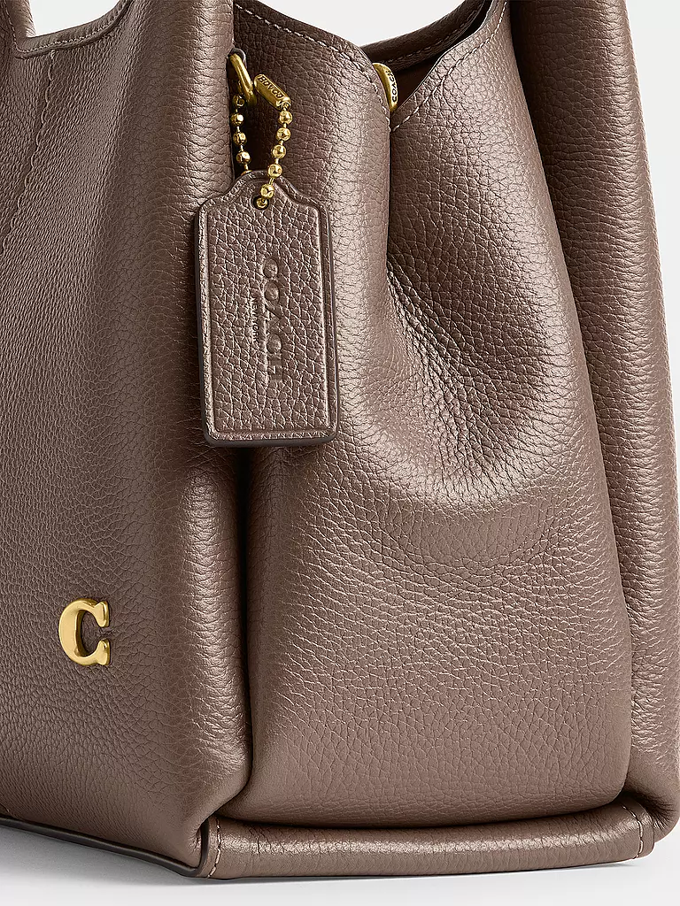COACH Ledertasche - Umhängetasche LANA23 grau