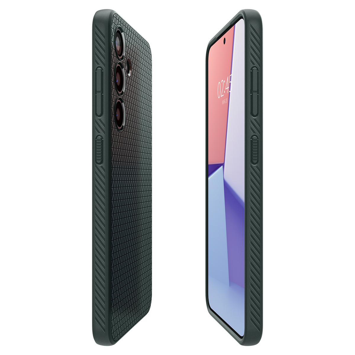 Samsung Galaxy S24 Liquid Air Case Gummi Hülle (ACS07348) - Abyss Green