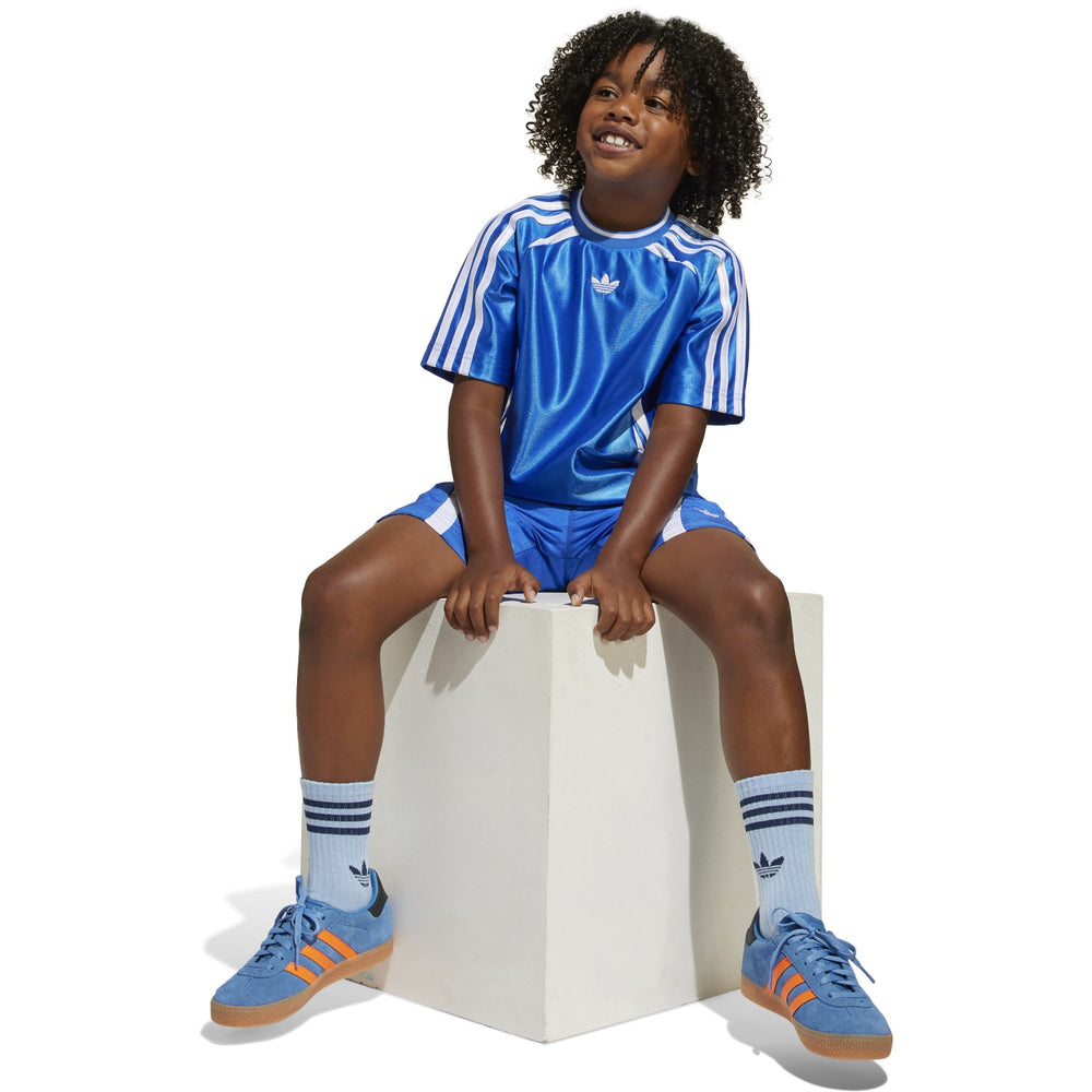 Køb adidas Originals Blue Shorts Tee Sæt