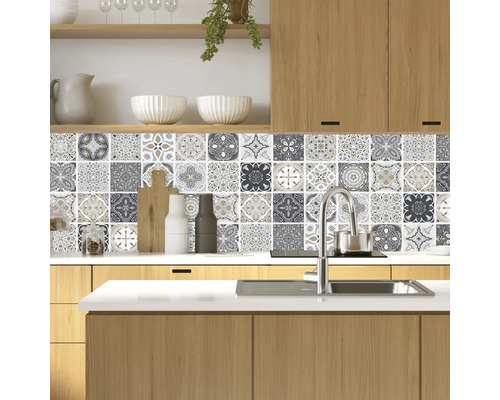 Keukenachterwand mySpotti Profix Liam tegellook 100 x 60 cm PX-10060-1588-HB