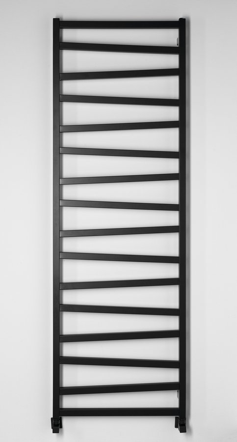 Sapho Zig badkamerradiator 60x181cm mat zwart