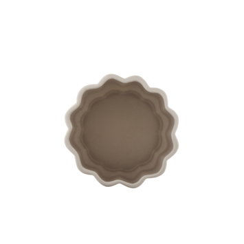 Keramieken pot mat wit 20x20x20.5cm