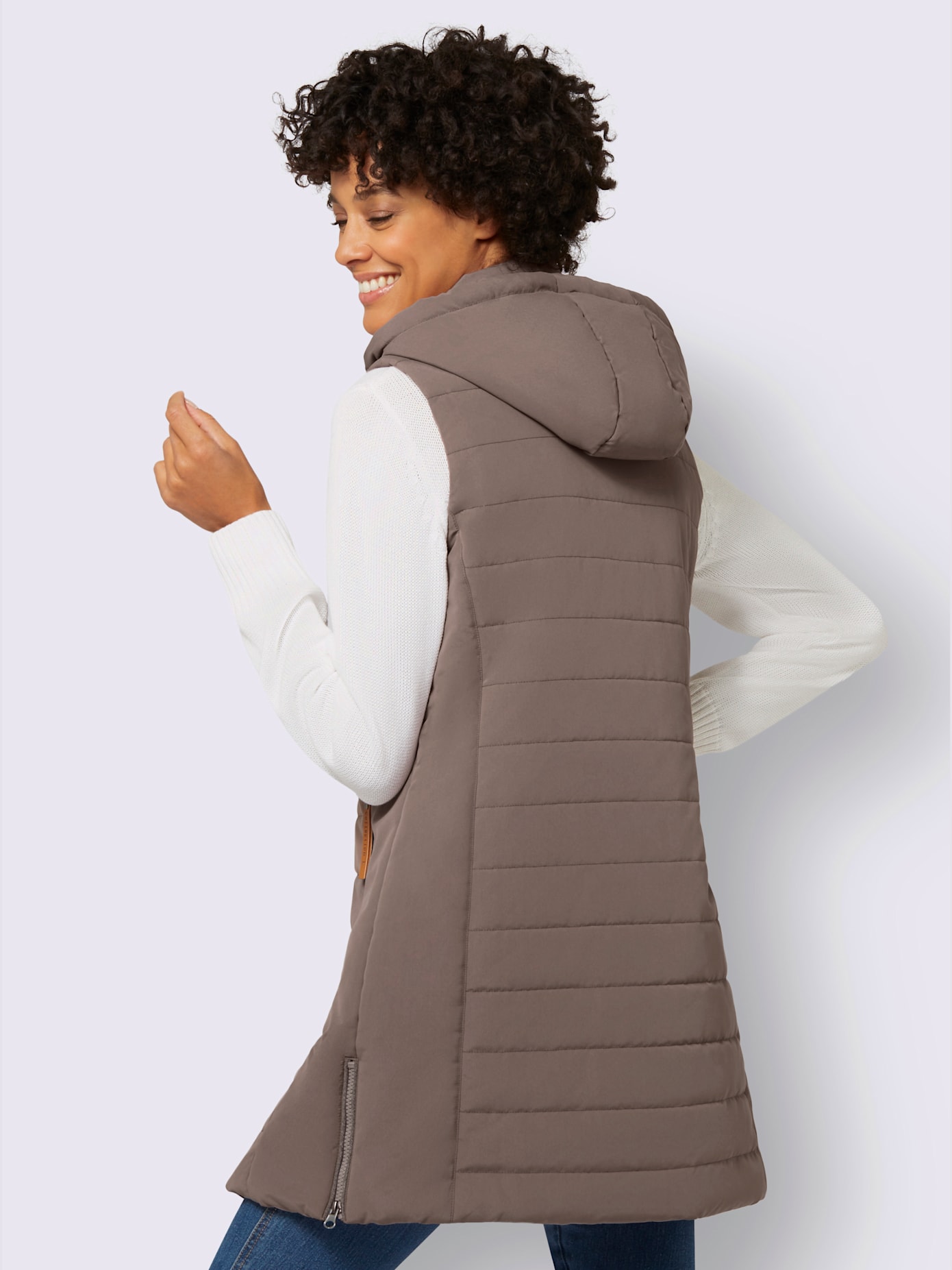Gilet long qualité matelassée