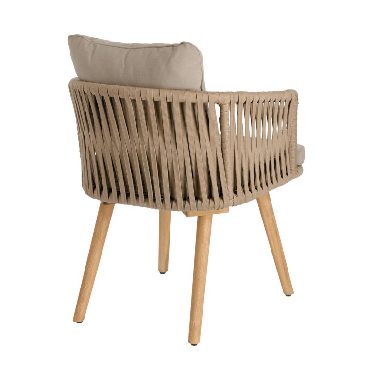 Kave Home Hemilce tuinstoel acccia beige