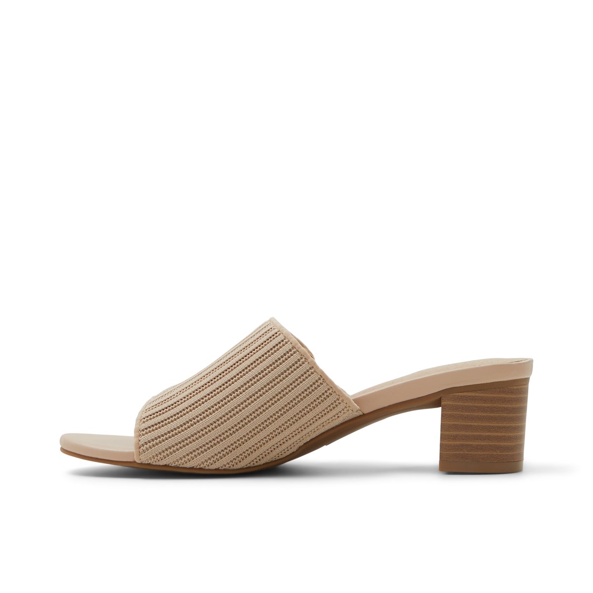 SOLEMATE-Orrie-Sandales mules - Talon bloc - Beige