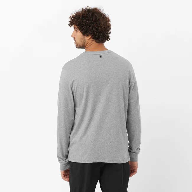 SALOMON LOGO PERFORMANCE  Langarmshirt Herren