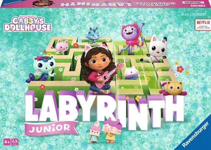 Ravensburger - Gabby's Dollhouse - Labyrinth - Gezelschapsspel - Roze