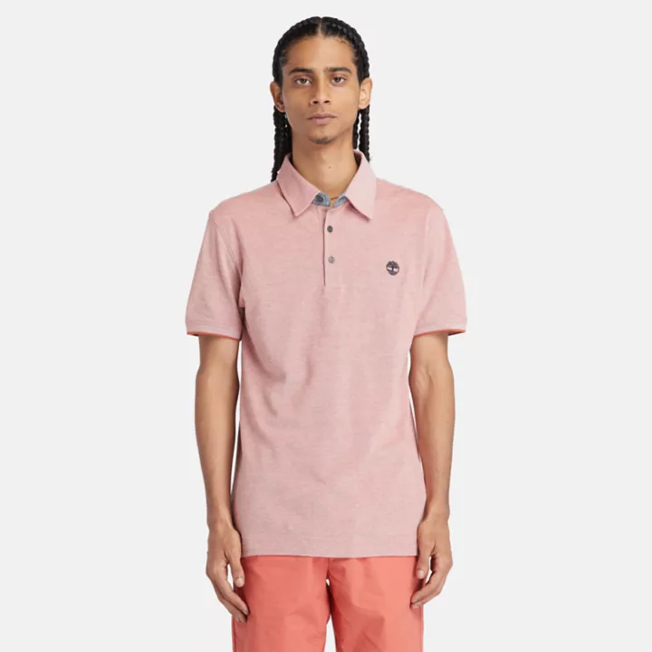 Polo Baboosic Brook Oxford pour homme en rouge