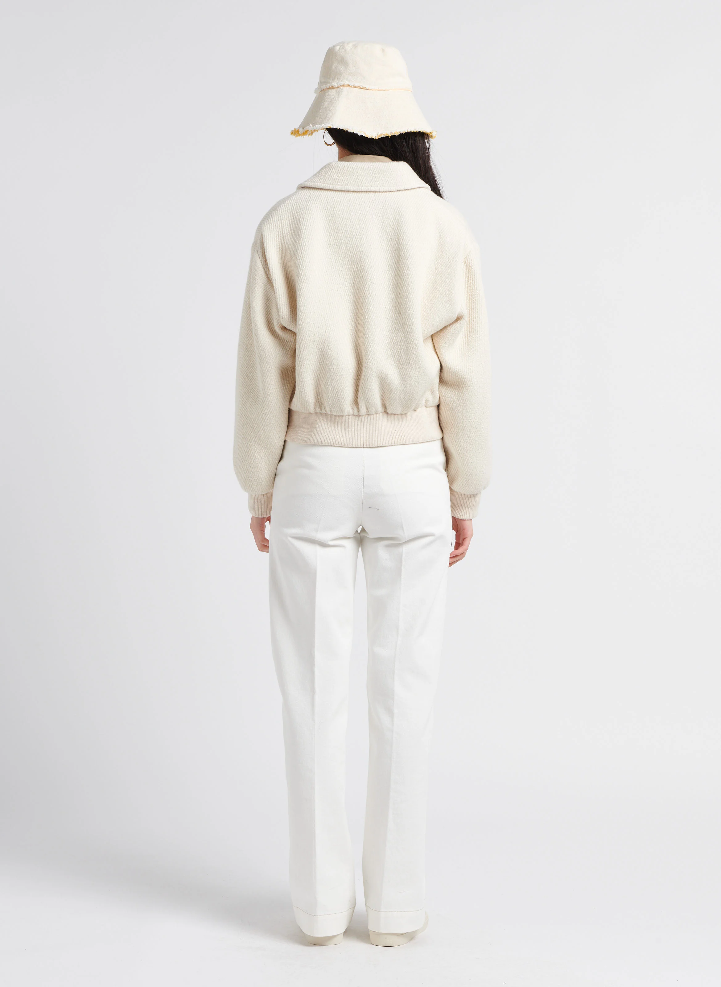 CALIFORNIA - Jean bootcut en coton | Blanc