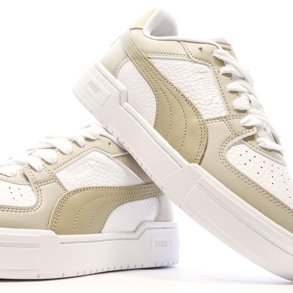 Puma Baskets Blanche/Marron Femme Puma 394749-02