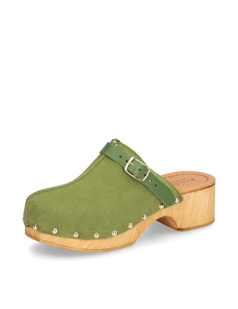 Veloursleder Pantoffel