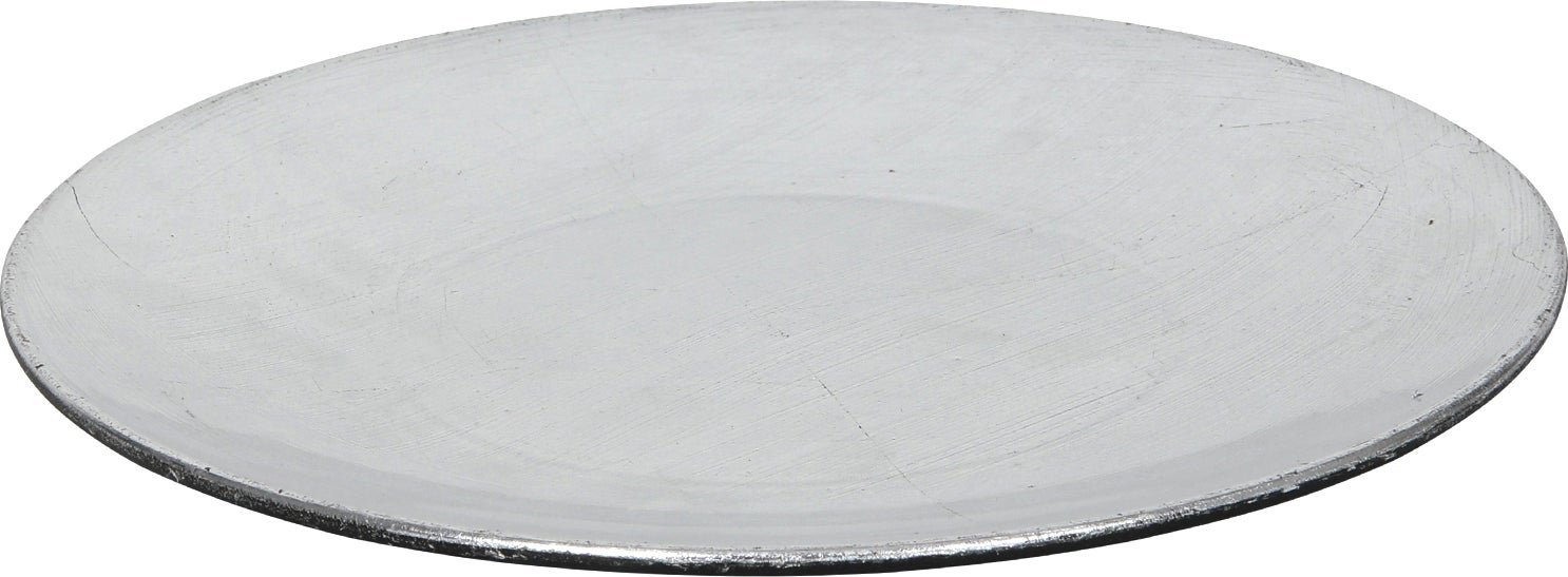 Onderbord zilver D 22 H 2 cm