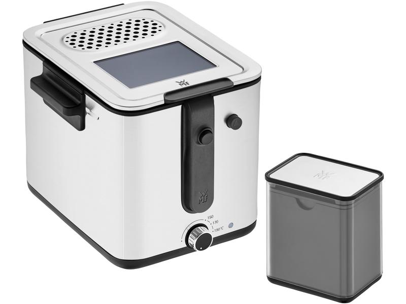 WMF Fritteuse Küchenminis Fryer & Dicer Schwarz/Silber Fritteuse mit Kartoffel Schneider