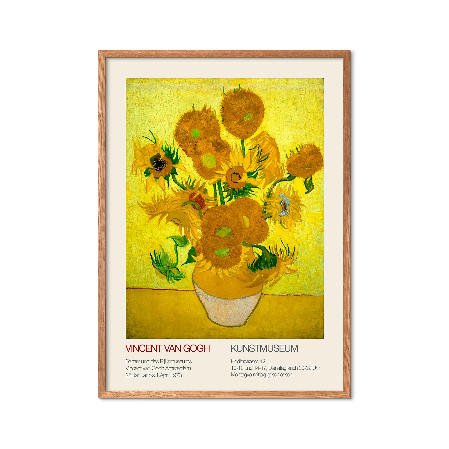 Poster & Frame  Vincent van Gogh x PSTR Studio plakat, Sunflowers - 30x40 cm.