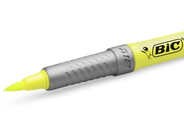 BIC Marking Highlighter Flex gul - vandbaseret farveblæk - 1-4.3 mm - (12 stk.)